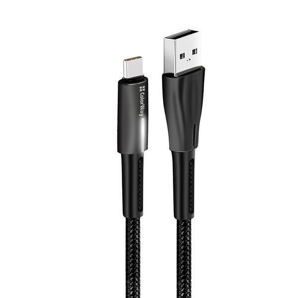 Кабель ColorWay USB Type A - USB Type C 1 м (CW-CBUC035-BK) H00000204072 фото