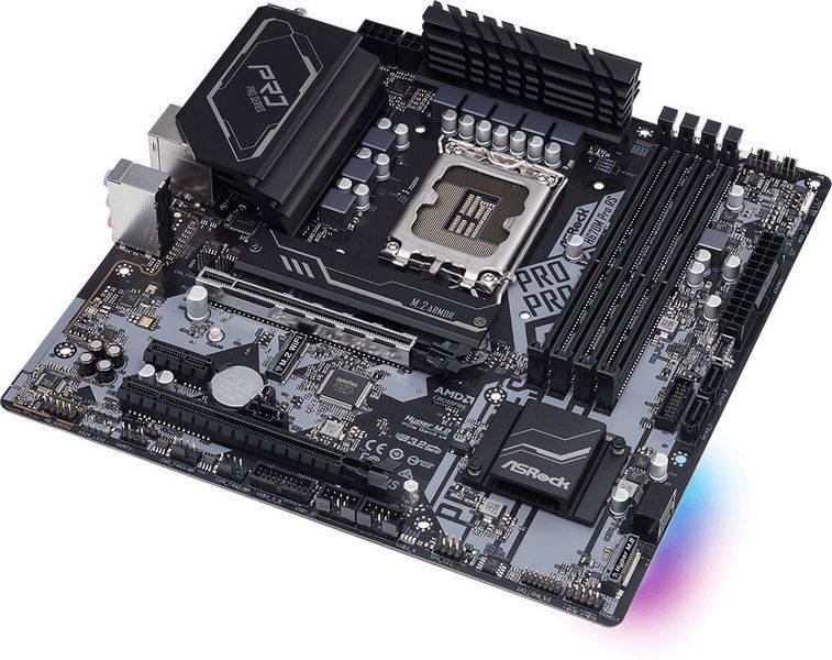 Материнська плата ASRock 1700 (H670M PRO RS) H00000266736 фото
