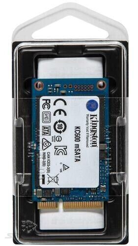 SSD диск Kingston KC600 1ТБ SATA III mSATA 3D NAND TLC (SKC600MS/1024G) H00000044689 фото