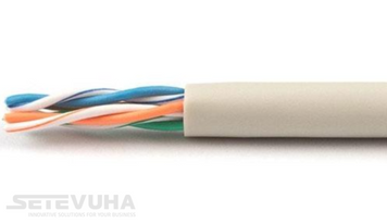 Кабель вита пара Kingda UTP Cat 5e PVC 4 х 2 х 0.51 (KDUT8001-CCA) H00000003887 фото