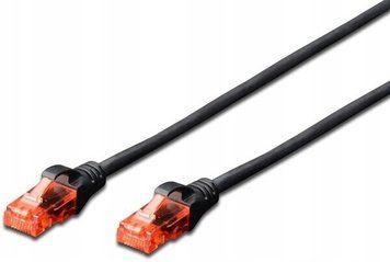 Патч-корд DIGITUS UTP Cat. 6 5 м LSZH Черный (DK-1617-050/BL) H00000181980 фото