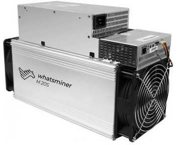 Asic-майнер MicroBT WhatsMiner M20S 68 Th/s 3360 Вт SHA-256 (M20S 68Th) H00000502789 фото