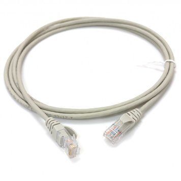 Патч корд Corning UTP Cat. 5e 0.5 м FRNC / LSZH Сірий (CCADGE-B1002-A005-C0) H00000340706 фото
