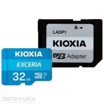 Карта памяти Kioxia Exceria microSD 32ГБ (LMEX1L032GG2) H00000043168 фото