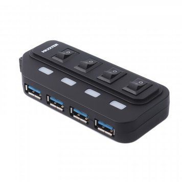 USB-хаб Maxxter (HU2A-4P-AC-02) H00000166131 фото
