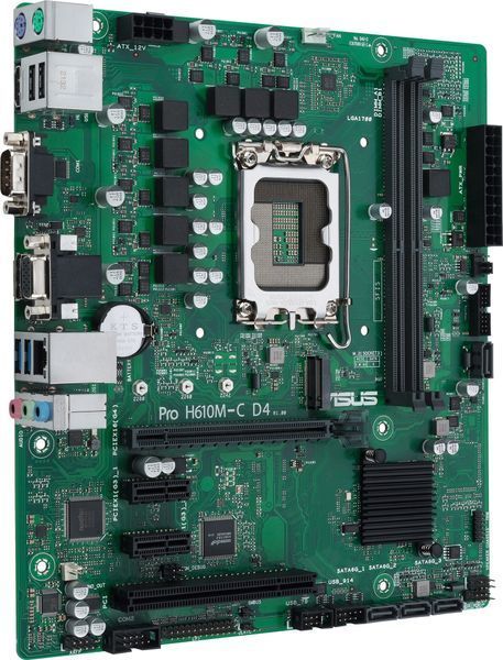 Материнская плата ASUS 1700 (PRO H610M-C D4-CSM) H00000268799 фото