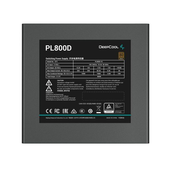 Блок живлення Deepcool (R-PL800D-FC0B-EU-V2) H00000441364 фото