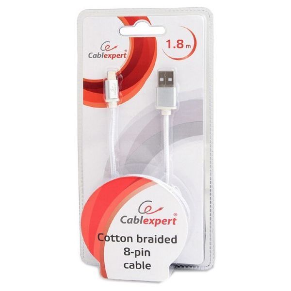 Кабель Cablexpert USB Type A - Apple Lightning 1.8 м USB 2.0 (CCB-mUSB2B-AMLM-6-S) H00000179977 фото