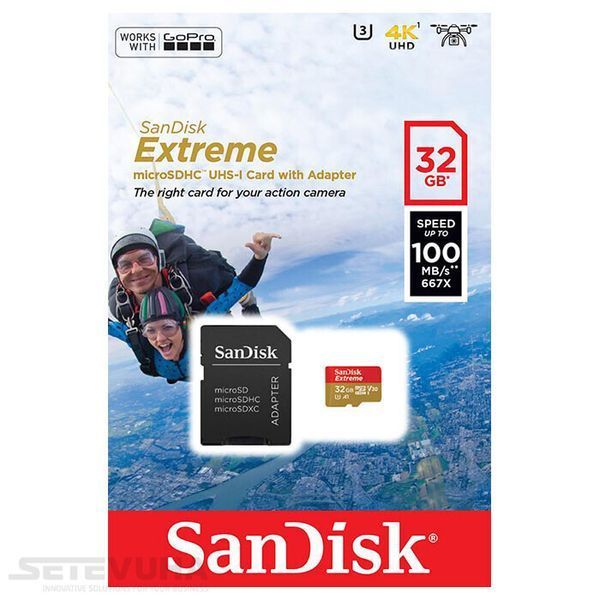 Карта памяти SanDisk microSD 32ГБ (SDSQXAF-032G-GN6AA) H00000038366 фото