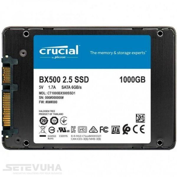 SSD диск Micron (CT1000BX500SSD1) H00000422521 фото