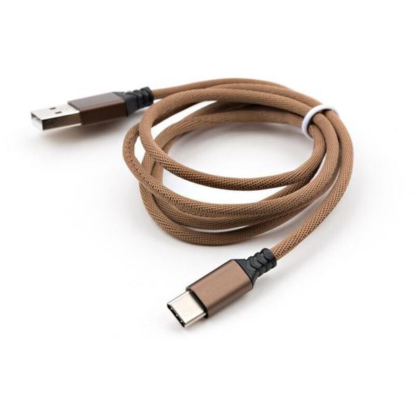 Кабель Vinga USB Type A - USB Type C 1 м USB 2.0 (VCPDCTCNB21BR) H00000204217 фото