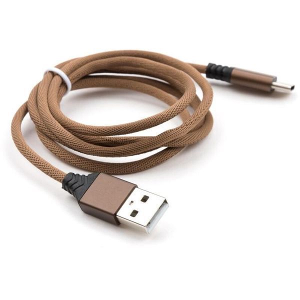 Кабель Vinga USB Type A - USB Type C 1 м USB 2.0 (VCPDCTCNB21BR) H00000204217 фото