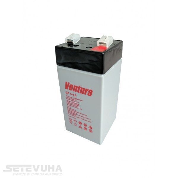 Акумуляторна батарея Ventura 4.5 Аг AGM 4 В (GP 4-4,5) H00000009861 фото