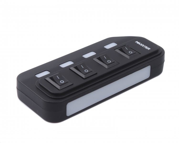 USB-хаб Maxxter (HU2A-4P-AC-02) H00000166131 фото