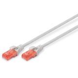 Патч корд DIGITUS UTP Cat. 6 15 м LSZH Сірий (DK-1617-150) H00000168061 фото