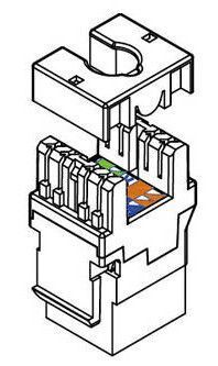 Модуль RJ-45 Premium Line Keystone Cat 5e (105121010) H00000000741 фото