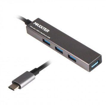 USB-хаб Maxxter (HU3C-4P-02) H00000166132 фото