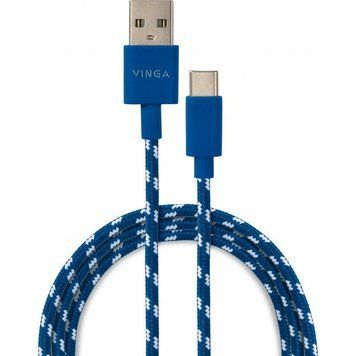 Кабель Vinga USB Type A - USB Type C 1 м USB 2.0 (VCPDCTCNB31B) H00000204218 фото
