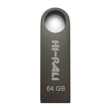 Флеш пам'ять USB Hi-Rali Shuttle Series (HI-64GBSHBK) H00000275471 фото
