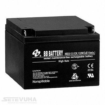 Аккумуляторная батарея B.B. Battery 33 Ач AGM 12 В (HR33-12/B1) H00000028795 фото