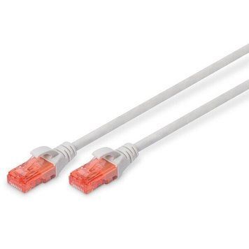 Патч корд DIGITUS UTP Cat. 6 15 м LSZH Сірий (DK-1617-150) H00000168061 фото