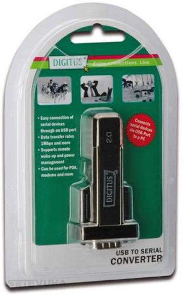 Адаптер-переходник DIGITUS USB Type A - RS232 0.8 м (DA-70156) H00000015760 фото