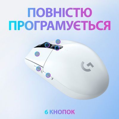 Миша Logitech G305 Lightspeed бездротова ігрова (910-005291) H00000063646 фото
