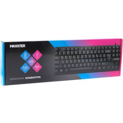 Клавиатура Maxxter проводная (KBM-U01-UA) H00000309985 фото
