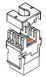Модуль RJ-45 Premium Line Keystone Cat 5e (105121010) H00000000741 фото 2