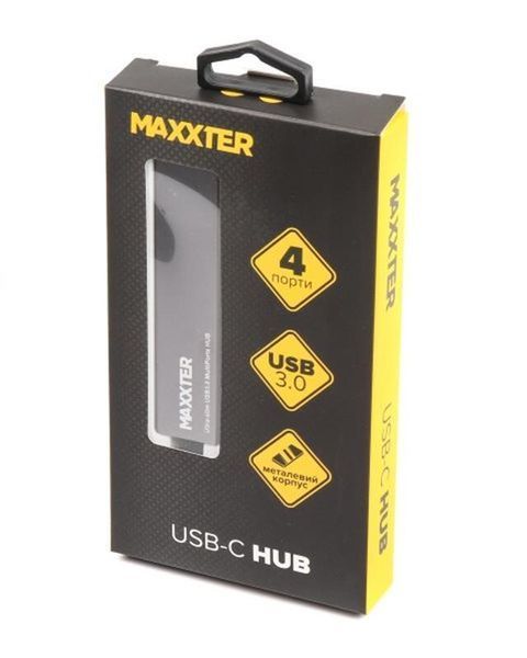 USB-хаб Maxxter (HU3C-4P-02) H00000166132 фото