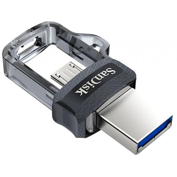 Флеш память USB SanDisk Ultra Dual Drive 256ГБ microUSB USB 3.2 (SDDD3-256G-G46) H00000064569 фото