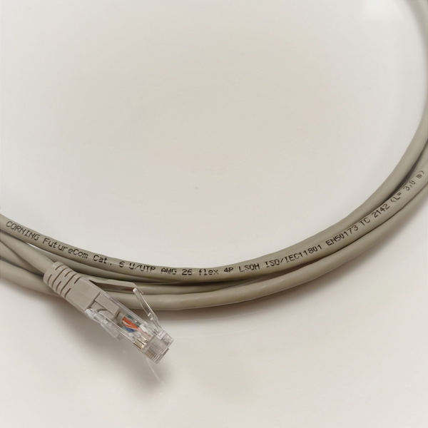 Патч-корд Corning UTP Cat. 6 5 м LSZH Серый (CCAVGE-D1002-A050-C0) H00000258376 фото