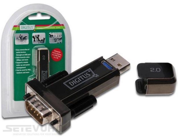 Адаптер-переходник DIGITUS USB Type A - RS232 0.8 м (DA-70156) H00000015760 фото