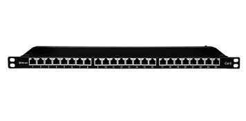 Патч-панель OK-Net 0.5U 24 &times; RJ-45 FTP/STP кат. 6 (OK-PP201-6S24) H00000222908 фото