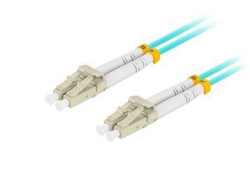 Патч-корд оптичний Premium Line LC-LC UPC MM(OM3) Duplex 1м (214899010) H00000045242 фото