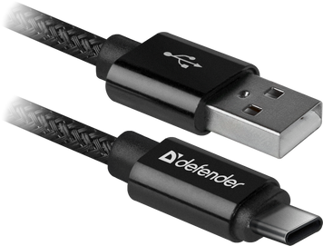 Кабель Defender USB Type A - USB Type C 1 м USB 2.0 (87814_Defender) H00000184552 фото