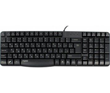 Клавиатура RAPOO проводная (N2400 black) H00000055520 фото