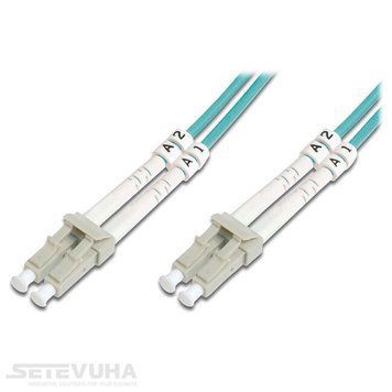 Патч-корд оптичний DIGITUS LC-LC UPC MM(OM3) Duplex 1м (DK-2533-01/3) H00000004253 фото
