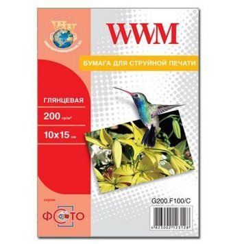 Папір WWM 10x15 200 г/м&sup2; 5 шт. (G200.F5/C) H00000177130 фото