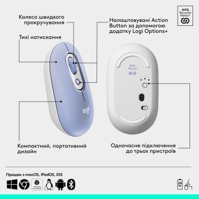 Клавіатура + миша Logitech (920-013078) H00000457650 фото