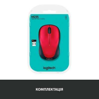 Мышь Logitech M235 WL беспроводная (910-002496) H00000047645 фото