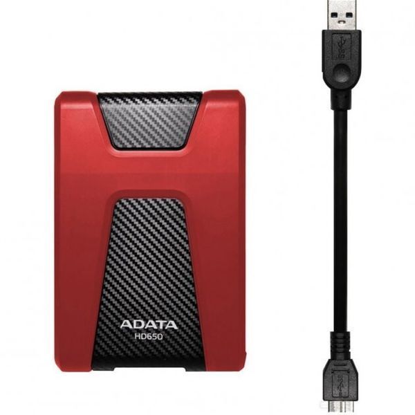 Жесткий диск ADATA HD650 2.5" USB 3.1 (Type-A) 2ТБ (AHD650-2TU31-CRD) H00000060961 фото