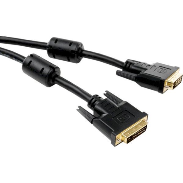Кабель Vinga DVI - DVI 1.8 м (VCPDCDVIMM1.8BK) H00000176057 фото