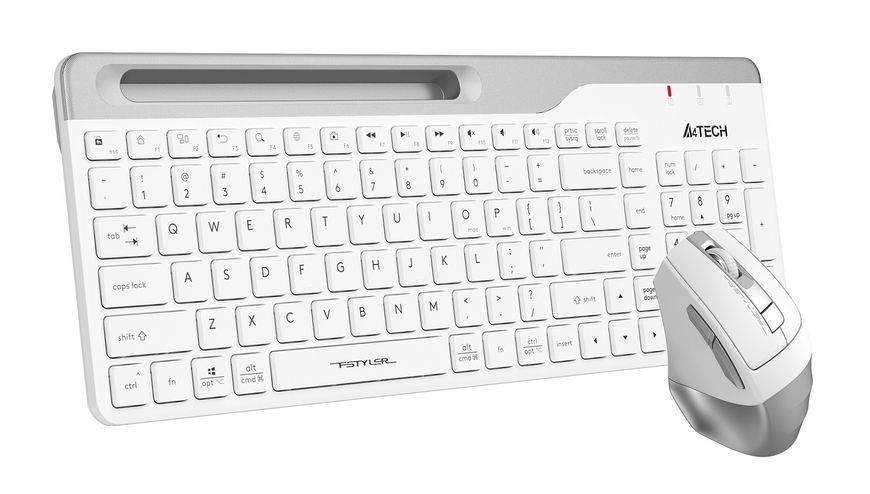 Клавіатура + миша A4Tech бездротова (FB2535C (Icy White)) H00000312614 фото