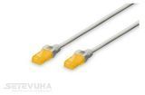 Патч корд DIGITUS UTP Cat. 6a 1 м LSZH Сірий (DK-1613-A-010) H00000004242 фото