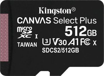 Карта пам'яті Kingston Canvas Select Plus microSDXC 512Гб (SDCS2/512GBSP) H00000051505 фото