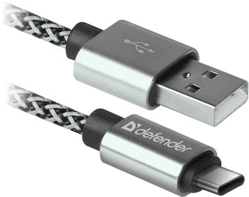 Кабель Defender USB Type A - USB Type C 1 м USB 2.0 (87815_Defender) H00000184553 фото