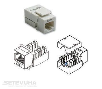 Модуль RJ-45 Premium Line Keystone Cat 6 (106311010) H00000000744 фото