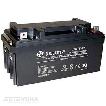 Аккумуляторная батарея B.B. Battery 75 Ач AGM 12 В (HR75-12/B2) H00000028798 фото