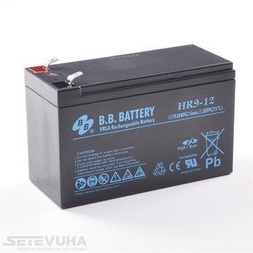 Аккумуляторная батарея B.B. Battery 9 Ач AGM 12 В (ВВ HRL 9-12 / Т2) H00000037654 фото